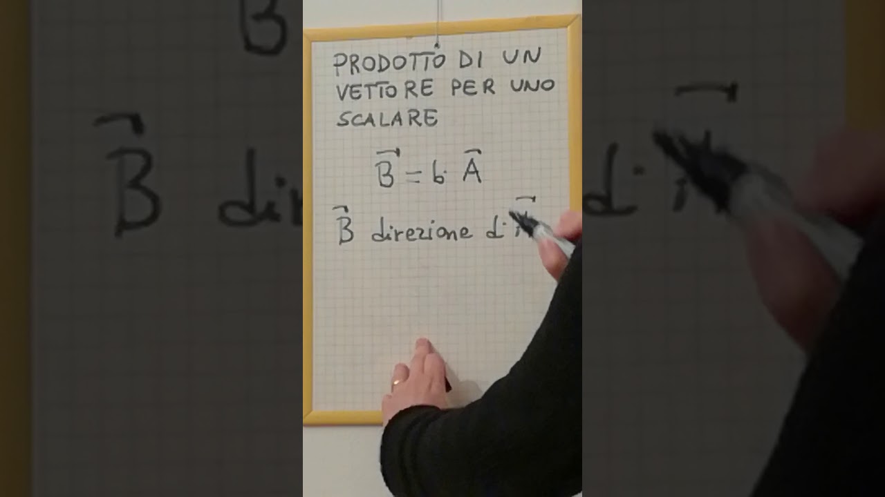 Moltiplicazione di un vettore per uno scalare