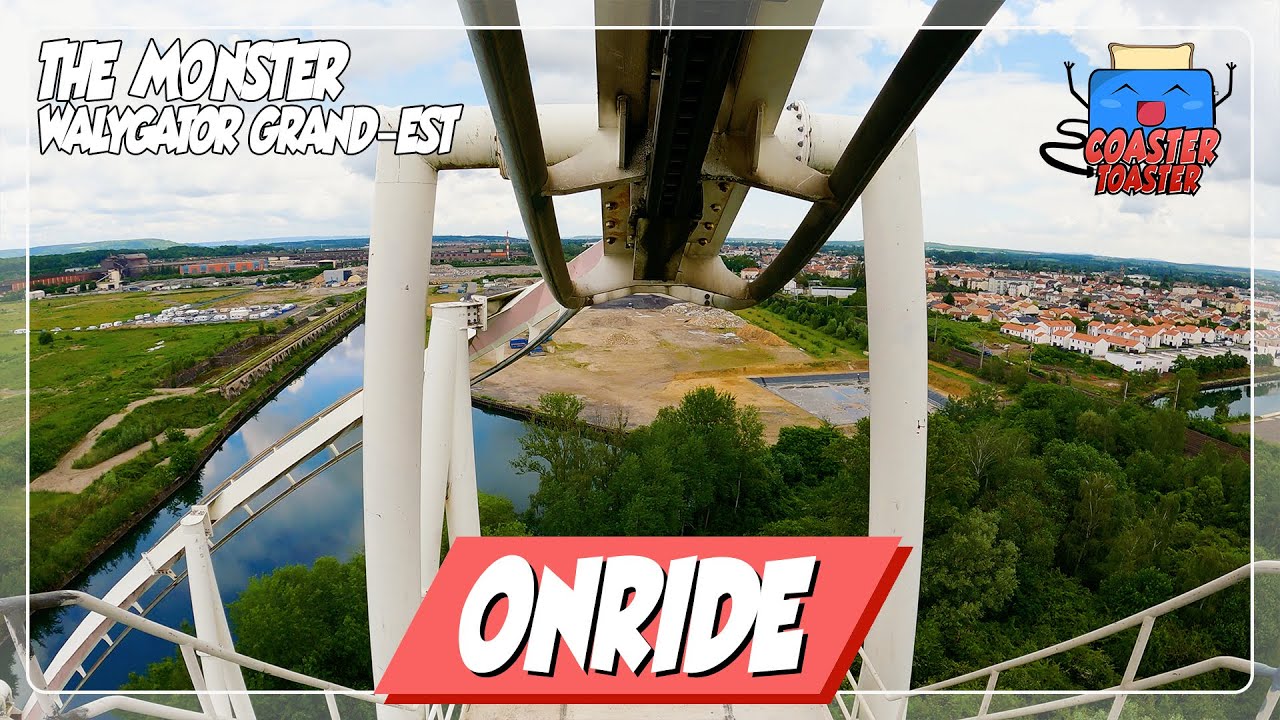 The Monster - Walygator Grand-Est - Mega guter und intensiver B&M Inverted Coaster | POV