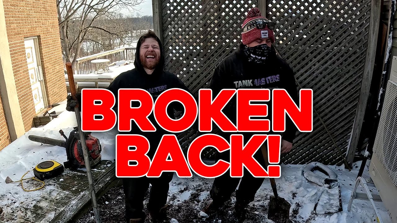 550 Gallon Oil Tank Removal/Leaker!