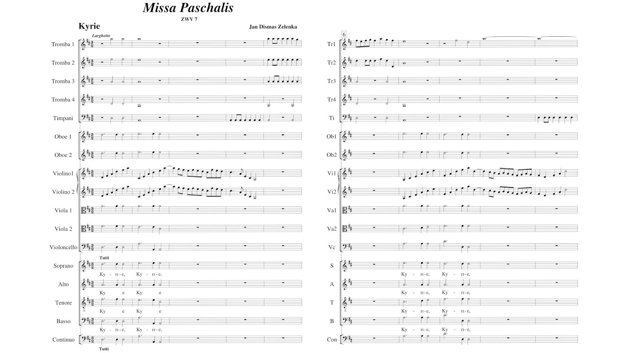 Zelenka - Missa Paschalis, ZWV 7