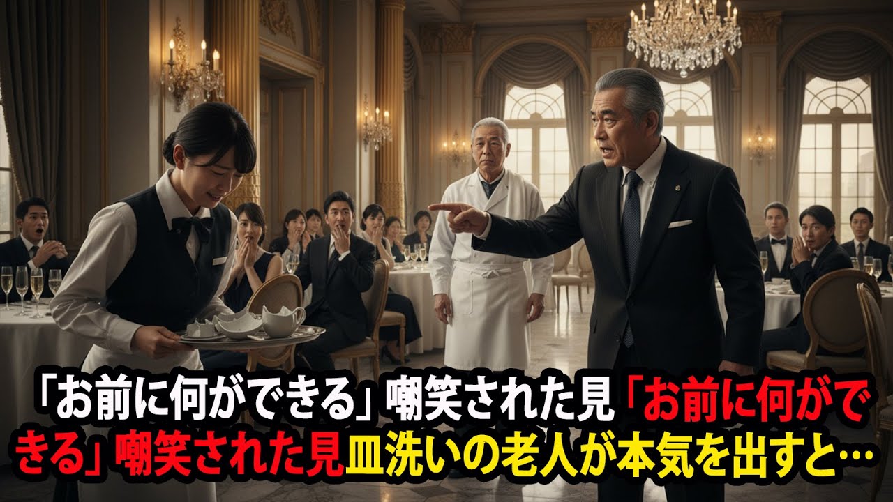 「お前に何ができる」嘲笑された見習い女性。しかし皿洗いの老人が本気を出すと…
