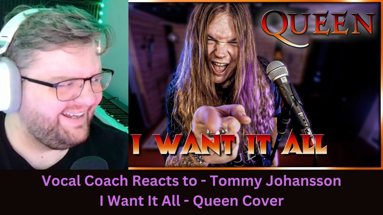 Tommy Johansson Sings | I Want It All | Vocal Coach Reacts