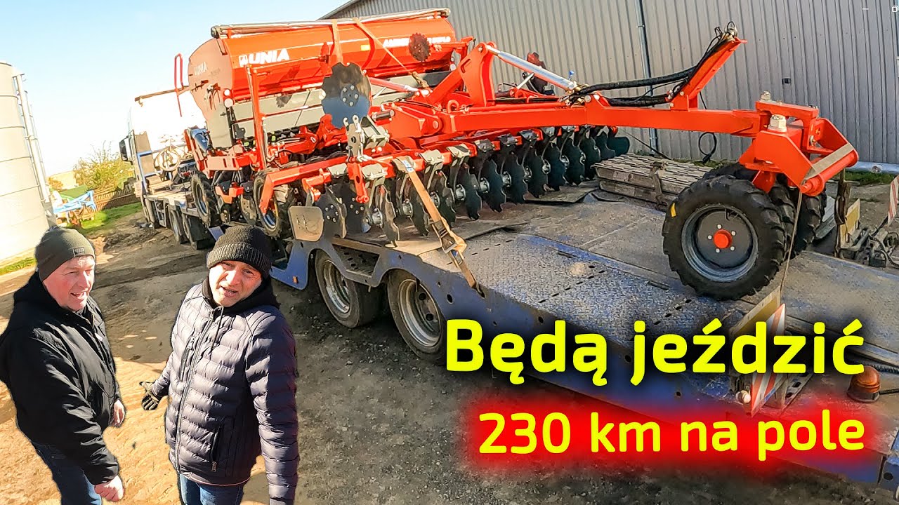 У них есть поле в 230 км от фермы 👉 поедут ли они туда на тракторе и сеялке?