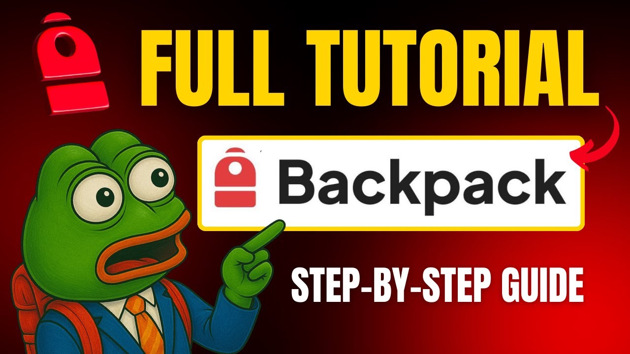 Backpack Tutorial For Beginners 2025 (FULL STEP-BY-STEP GUIDE)