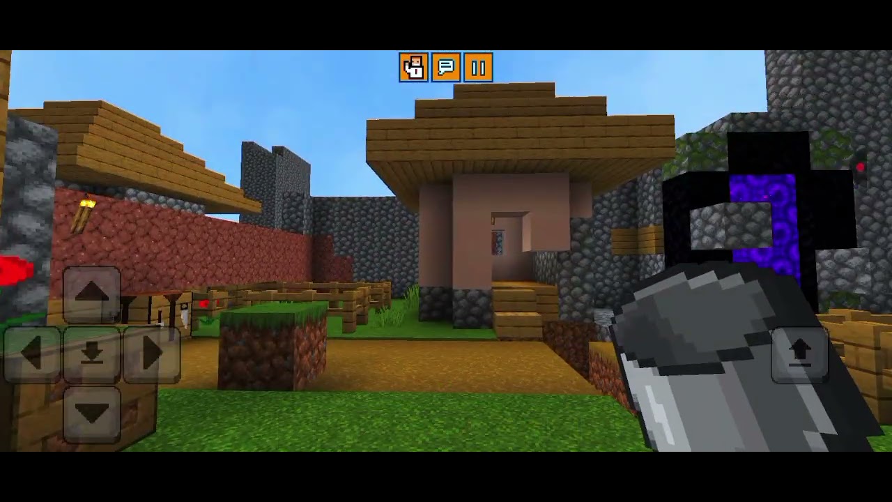 Jugando minecraft