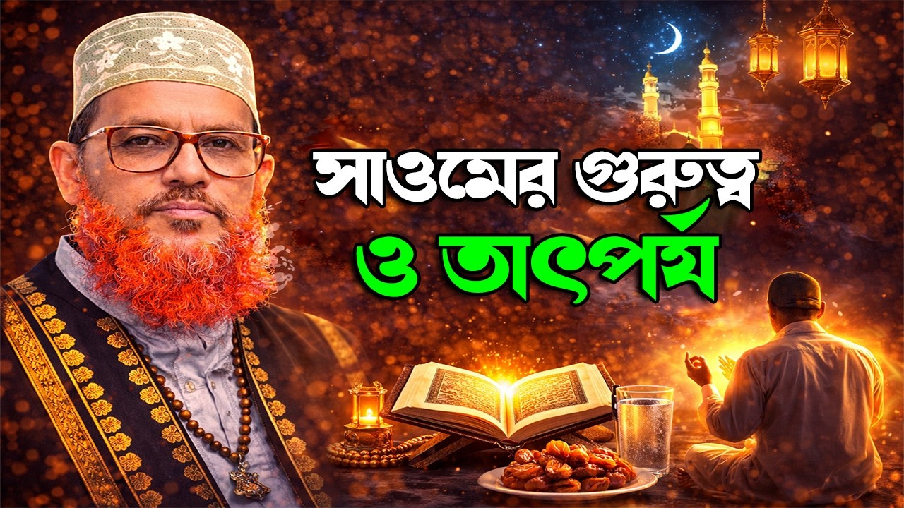 সাওমের আধ্যাত্মিক ও বৈজ্ঞানিক গুরুত্ব | Allama Delwar Hossain Sayeedi | Ramadan Waz 2026