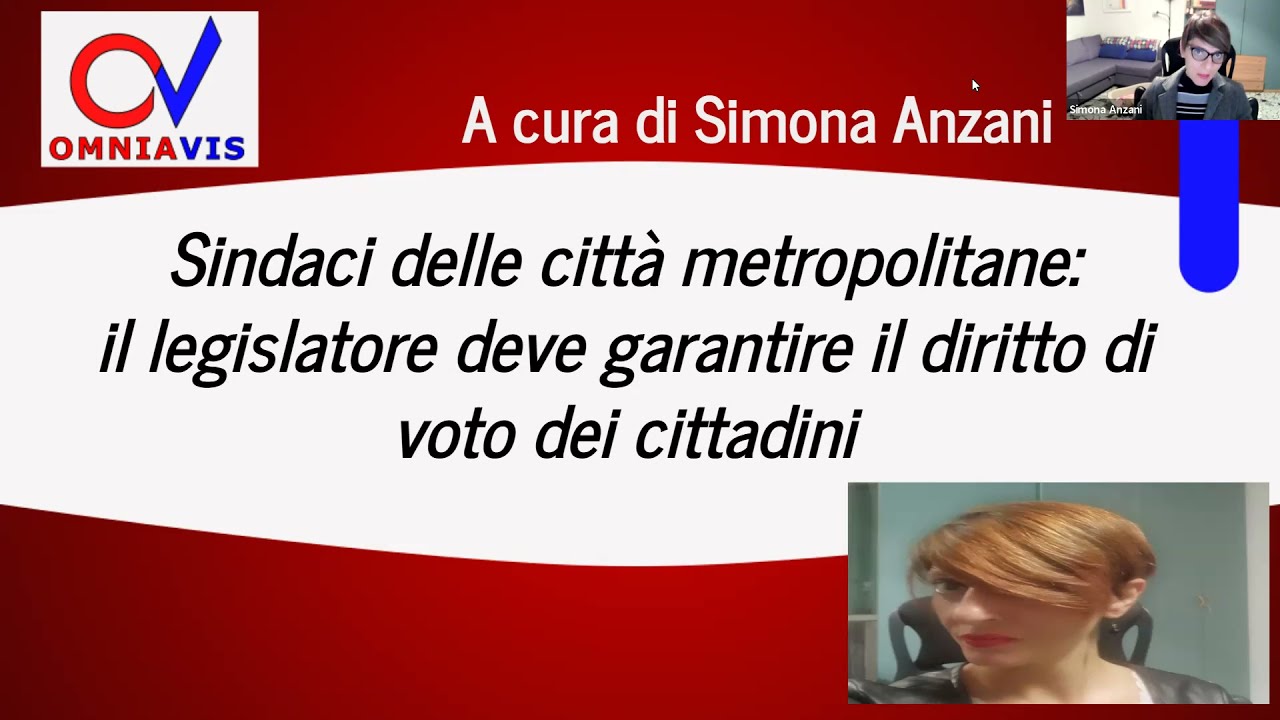Sindaci metropolitani - sentenza della Corte Costituzionale n. 240/2021 (13/12/2021)