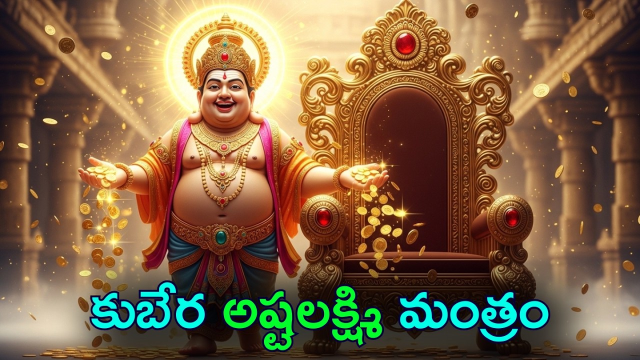 “Kubera Ashta Lakshmi Mantra | 108 Times Powerful Wealth Chant | Attract Money, Fortune & Prosperity