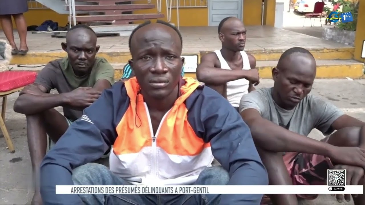 Arrestation des présumés délinquants à Port-Gentil.