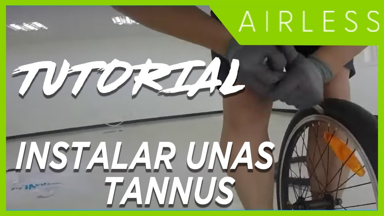 Instalacion de unas Tannus 700 x 23c