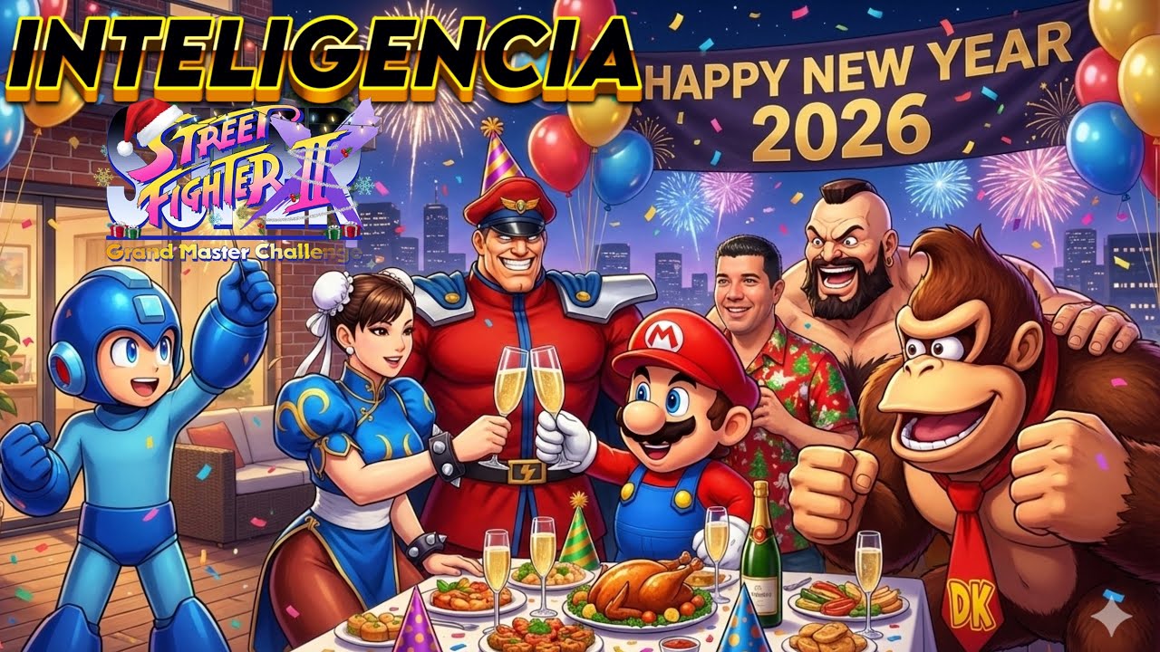 MIS GUERREROS🐻💪🏼 FELIZ AÑO 2026🎆🎉INTELIGENCIA (FT5) VS SAGAT