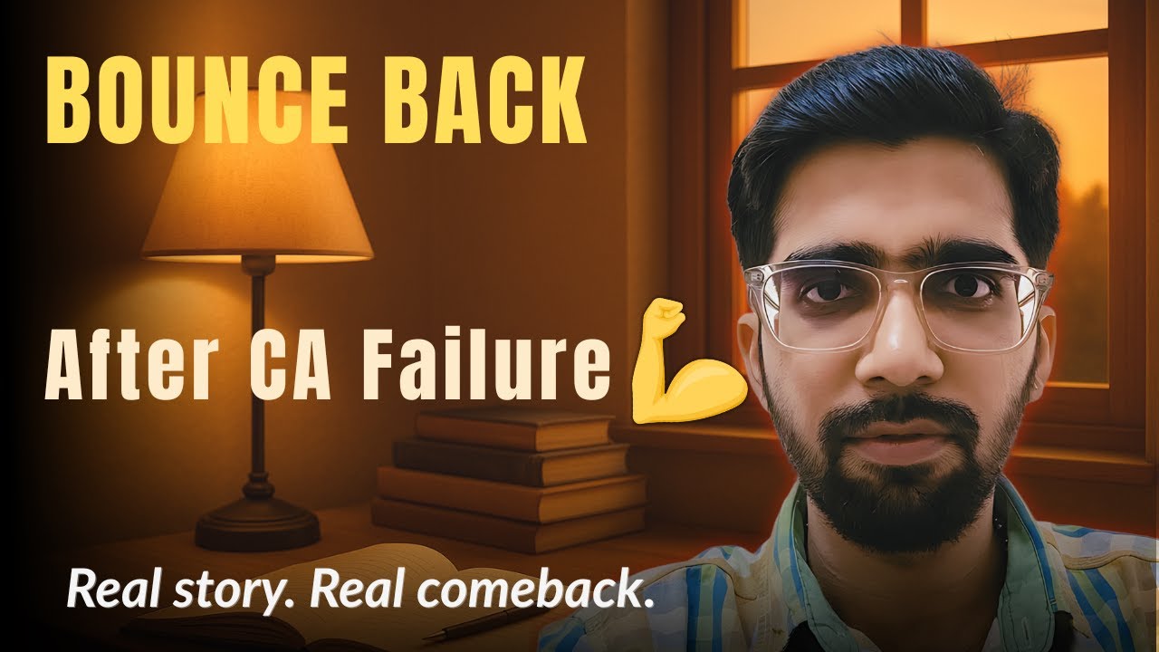 How to Bounce Back in CA Exams ? | Practical Tips for Your Next Attempt | CA Abhijith Acharya C S |