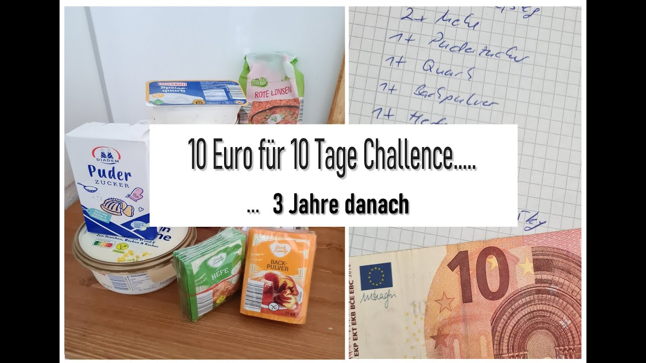 10 Tage für 10 Euro - Kann man damit überleben? - HEUTE  3 Jahr danach - Wie sind die Preise? #06