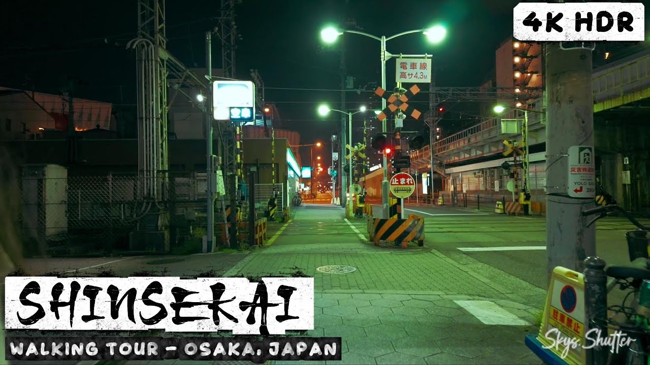Osaka&rsquo;s Shinsekai After Midnight &ndash; Cinematic 3 AM Walk Through the Neon Streets