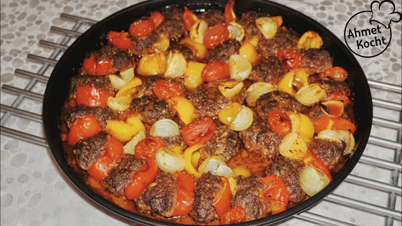 Köfte mit Paprika | Ahmet Kocht | türkisch kochen | Folge 374