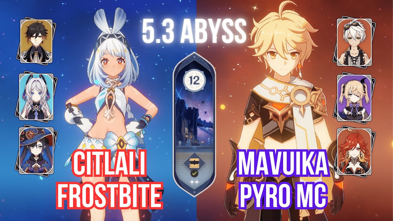 C0 MUALANI/CITLALI & C0 MAVUIKA/TRAVELER OVERLOAD | Genshin Impact Abyss 5.3
