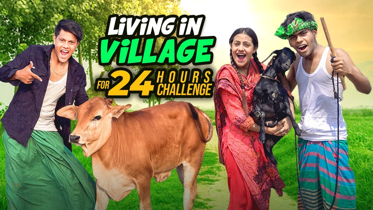 ২৪ ঘণ্টা গ্রামে থাকার প্রতিযোগিতা | Living In Village For 24 Hours Challenge | Rakib Hossain