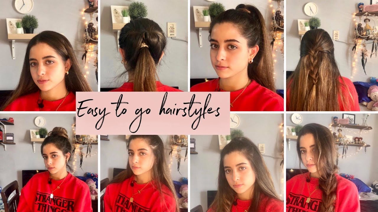 تسريحات شعر سهلة -  Easy TO GO hairstyles