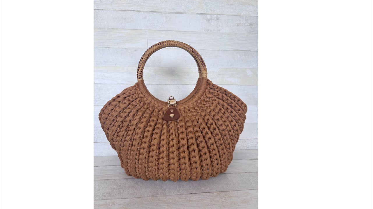 Shell bag Borsa all’uncinetto anche per i principianti 