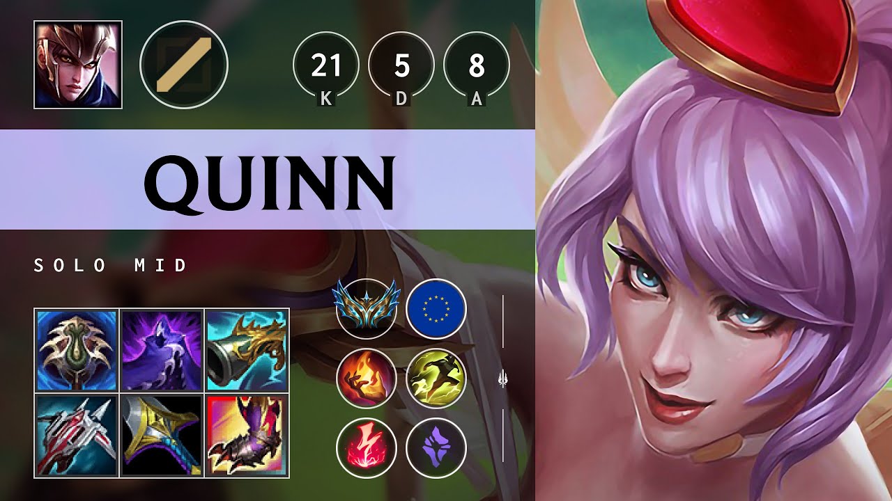 Quinn Mid vs Irelia - EUW Challenger Patch 25.19
