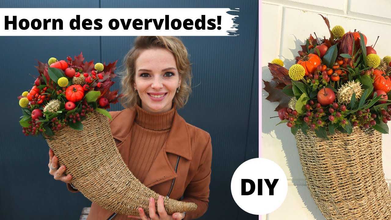 HOORN DES OVERVLOEDS | cursus bloemschikken | Les #28 | Carlein Tukkers