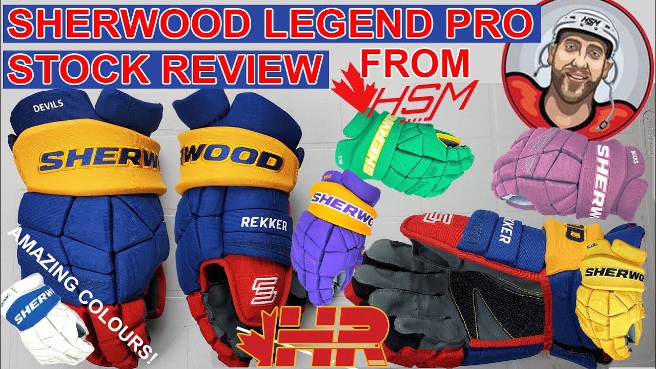 Обзор хоккейной перчатки Sherwood Rekker Legend Pro Stock от Hockey Stick Man