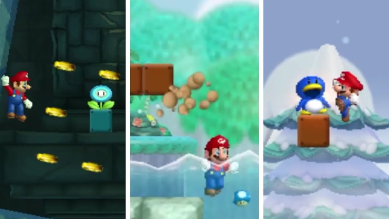 New Super Mario Bros. Wii - All Power-Ups