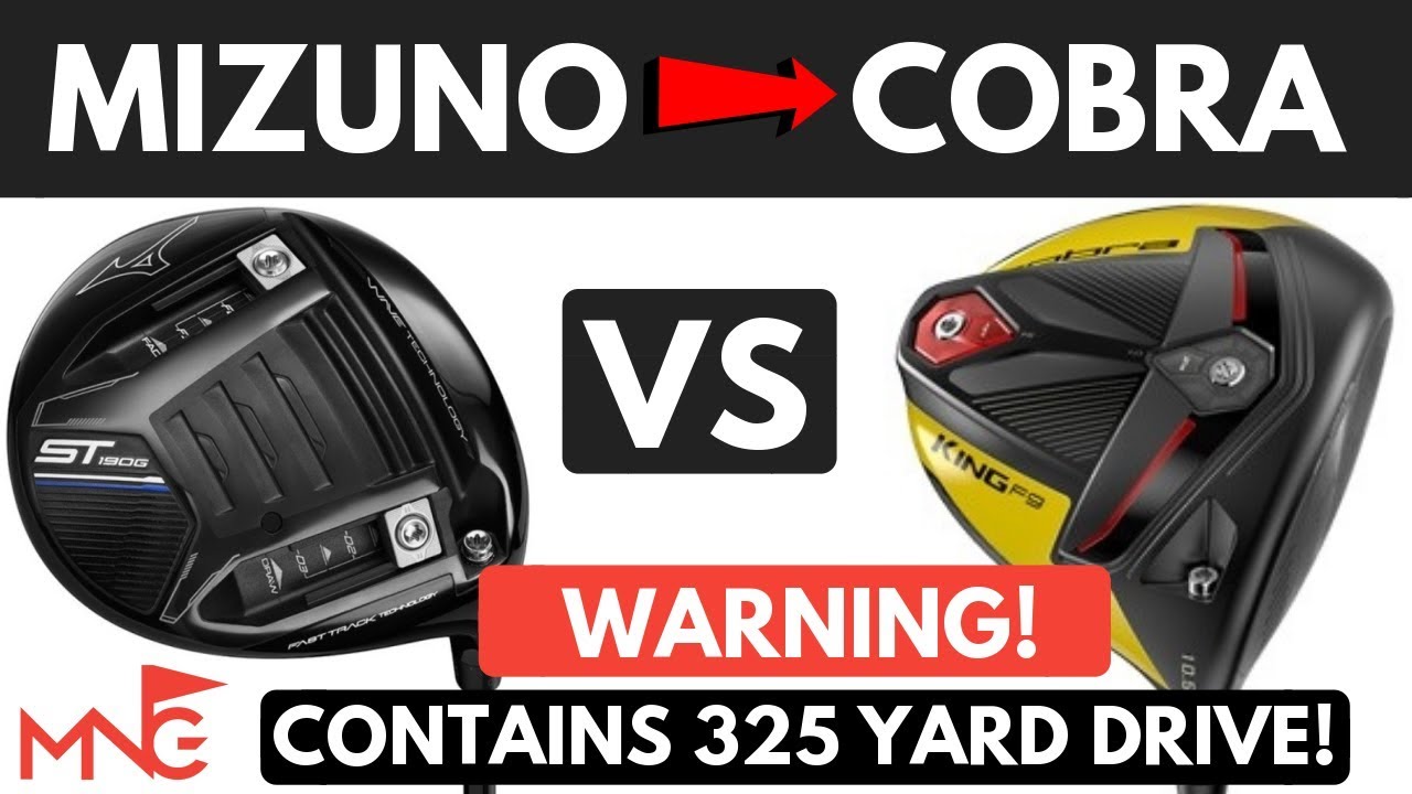 Mizuno ST190G Driver VS Cobra King F9 SpeedBack Driver - Some Of My Longest Hits!!