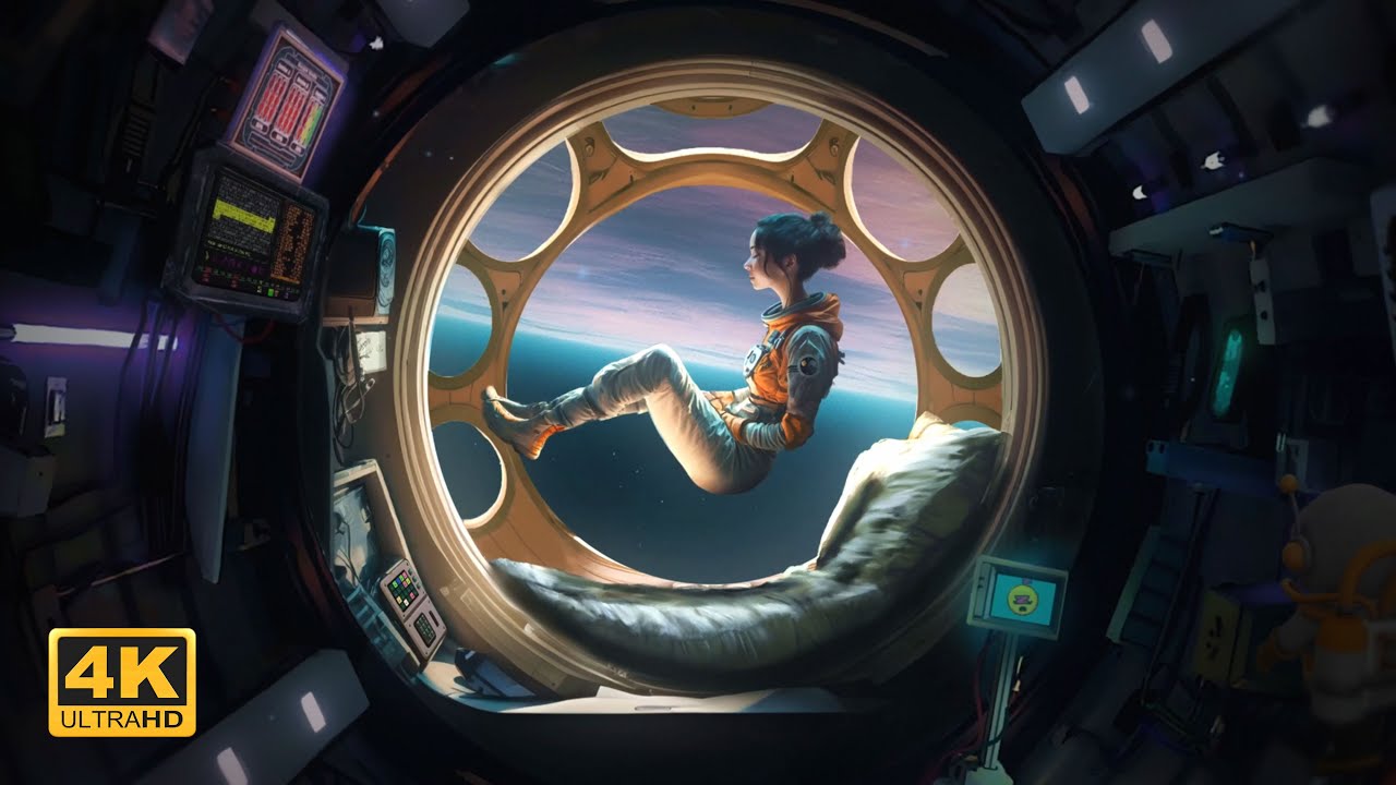 Zero Gravity Relaxation 🚀 Weightless Dreams ✨Calming Music For Sleeping | 4K