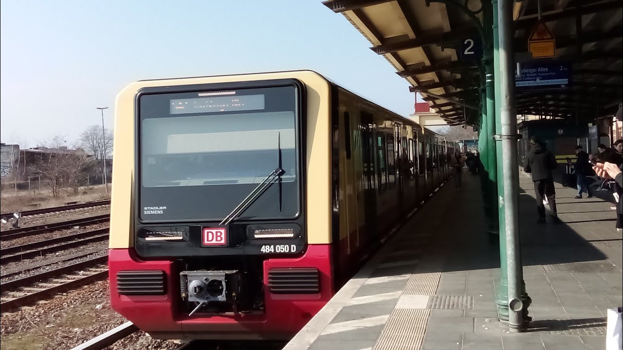 Mitfahrt Komplette S42 von Tempelhof bis Landsberger Allee in br484 050