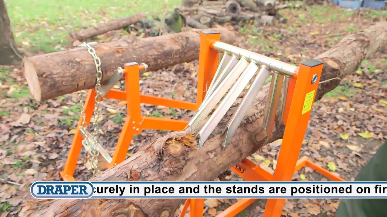 How to use the Draper 150kg and 300kg Log Stands - 32273, 32274