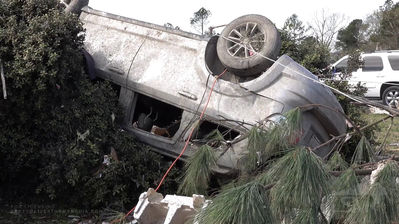 3-29-2020 Jonesboro, Arkansas  - Drone - Tornado Destruction - SOT with Girl who saved 5 Children