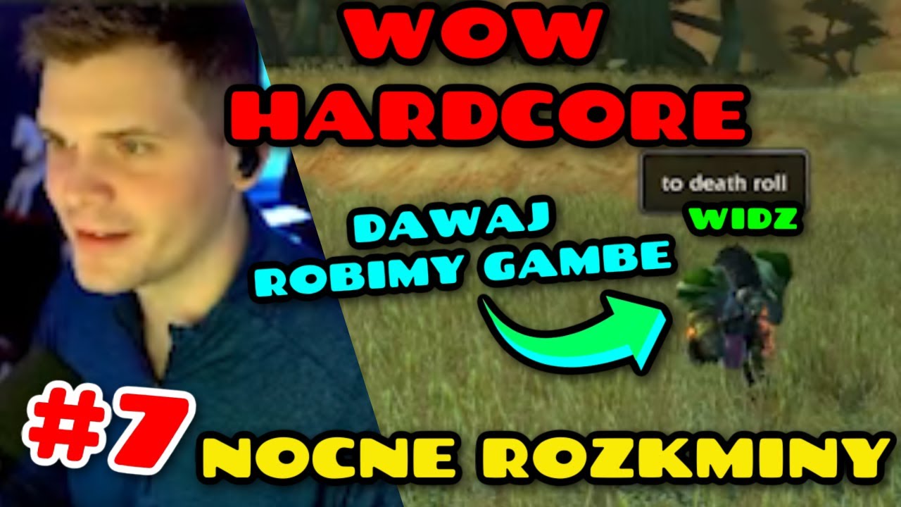 GUCIO I WOW HARDCORE #7 | KOLEJNA GAMBA Z WIDZEM | WIRTUALNA POKOJÓWKA | NOCNE ROZKMINY #guciowow