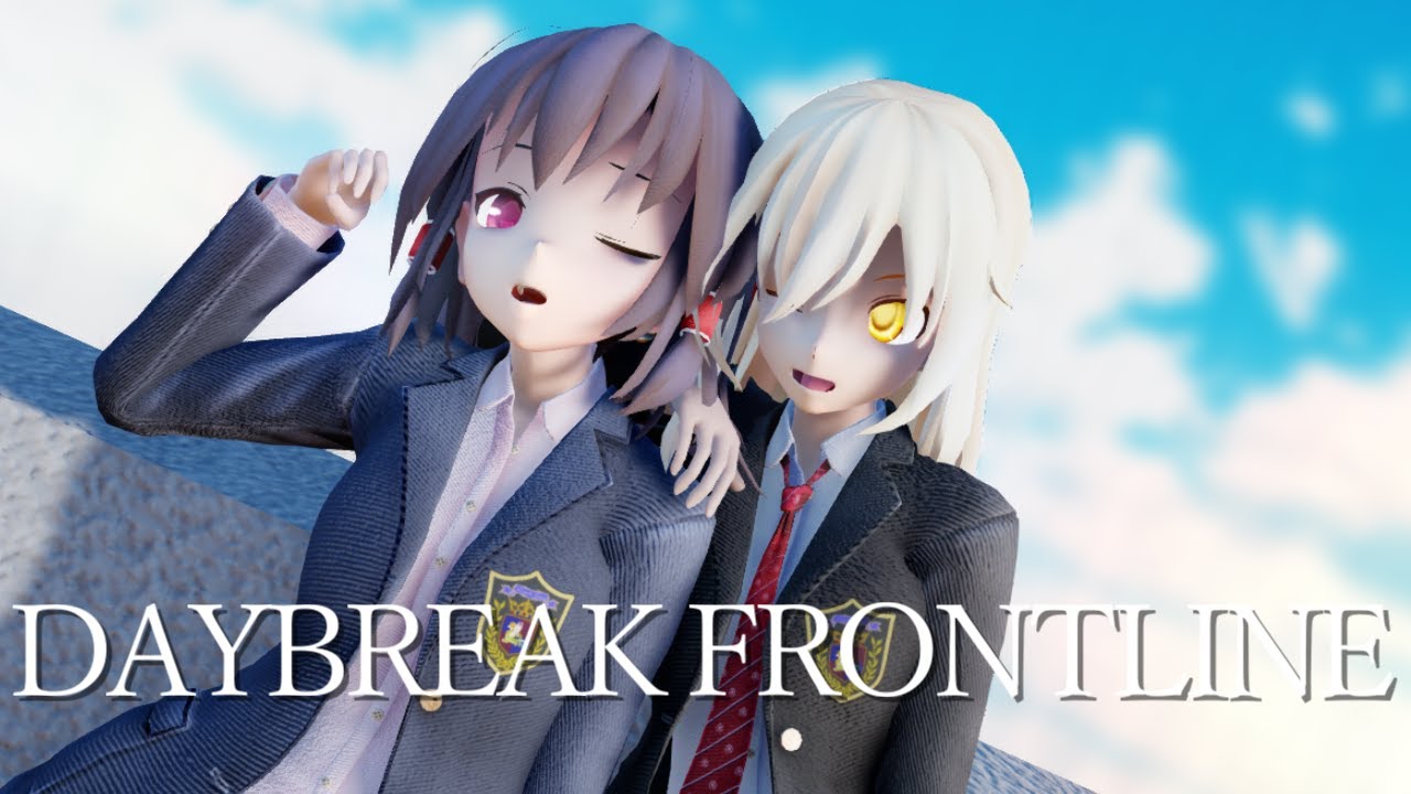 【東方MMD】霊夢と魔理沙でdaybreak frontline【踊ってみた】【1080p】