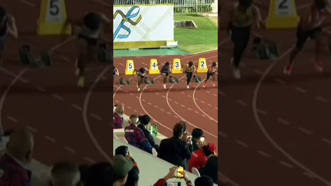 Sea Games 2025 100m sprint - raja pecut asia tenggara Puripol Boonson Thailand