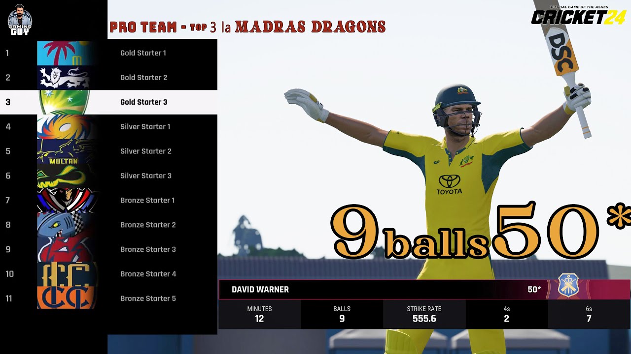 TOWER OF CRICKET - PART 2  |  (PS5) Cricket 24 | PRO TEAM on WIINNING Streak😎 |  Gaming Guy - தமிழ்