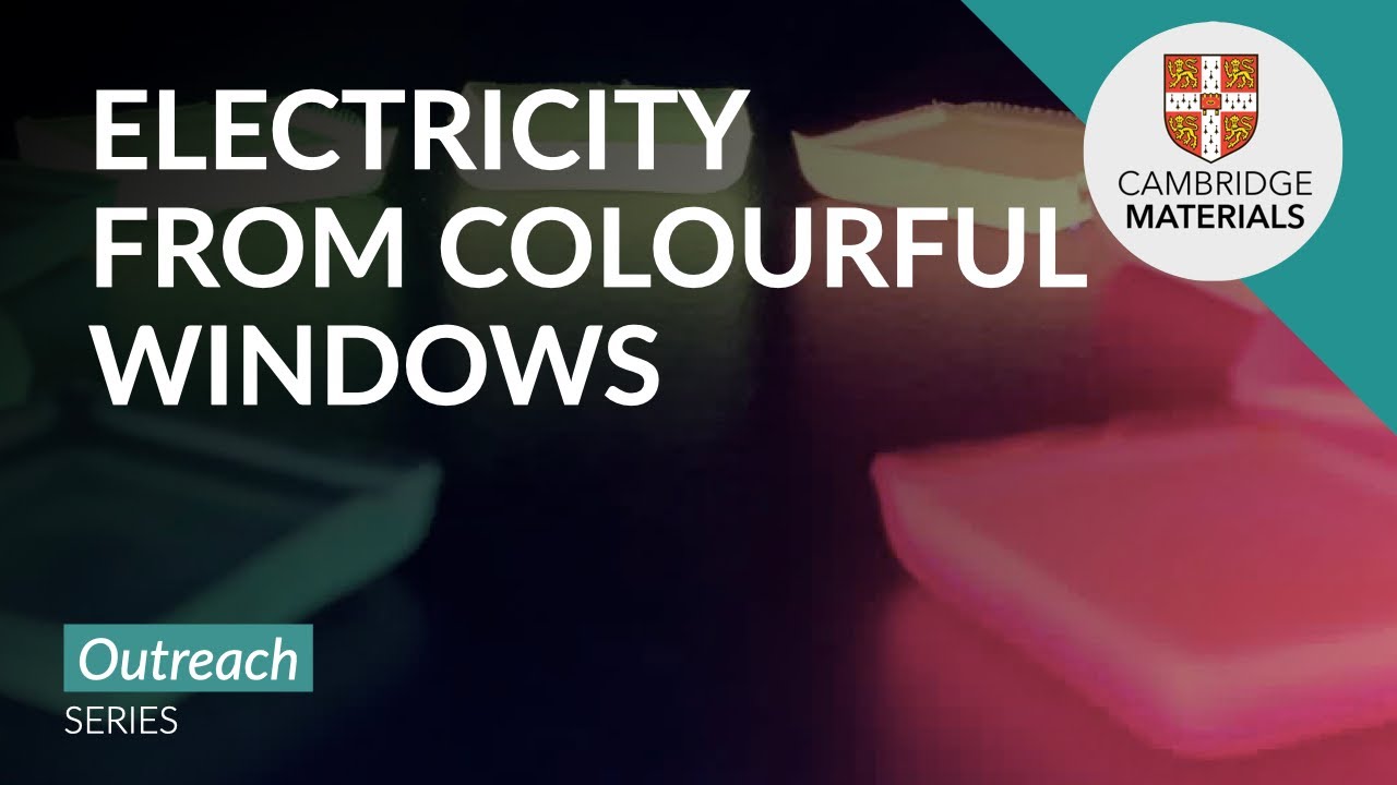 Electricity from colourful windows