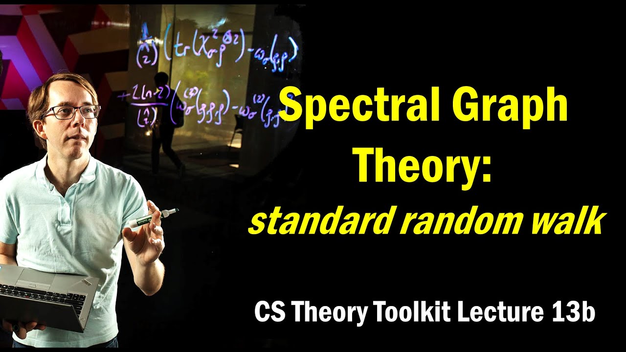 Spectral Graph Theory: The Standard Random Walk || @ CMU || Lecture 13b of CS Theory Toolkit