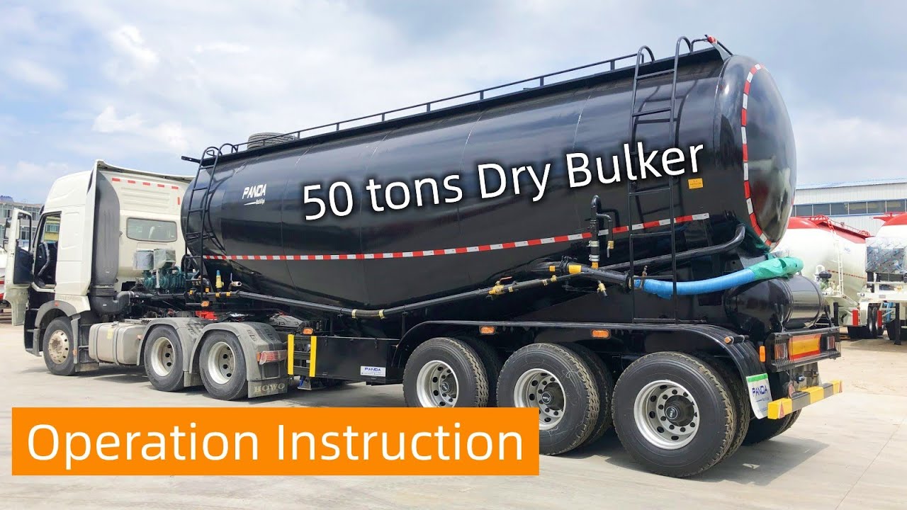 40m&sup3; 50tons Cement Tank Bulker Operation Instruction | How to Use A Dry Bulk Truck