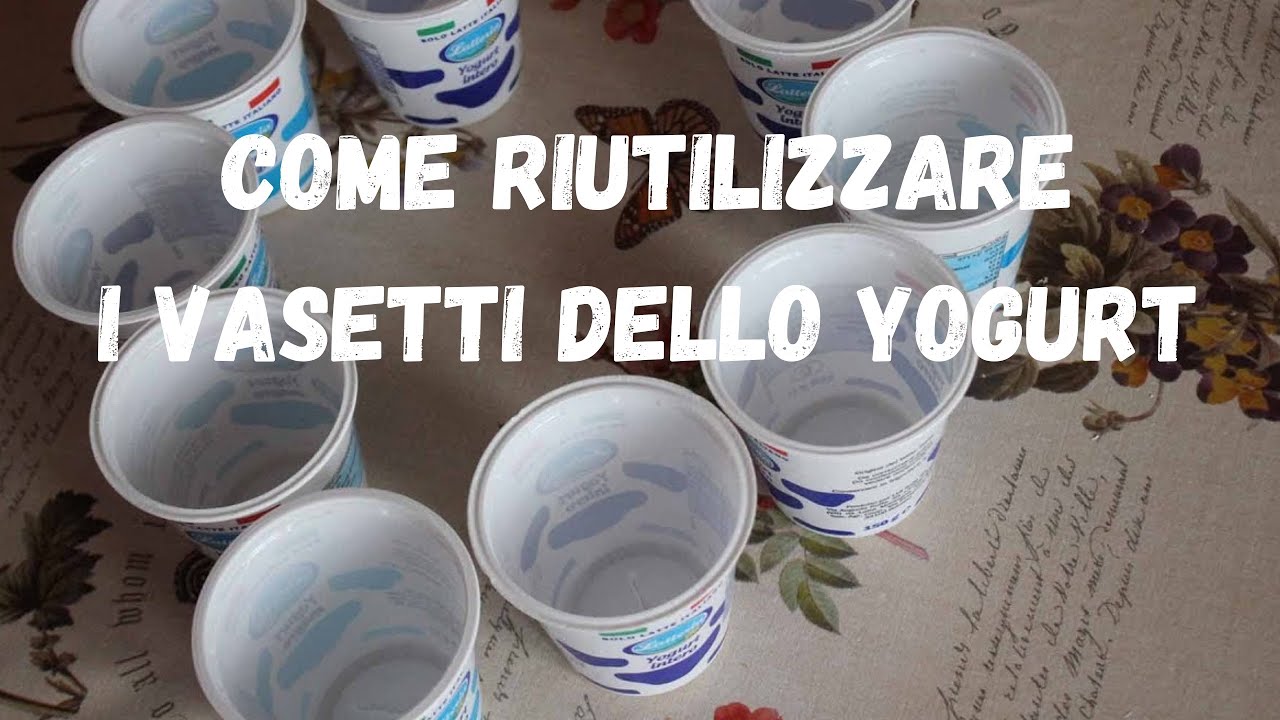 Guarda cosa creo con i VASETTI dello Yogurt!