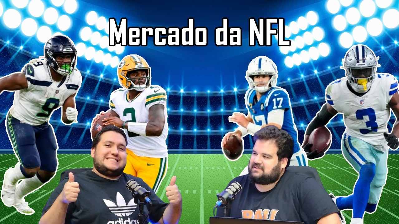 LIVE: Principais nomes disponíveis no mercado da NFL 2026