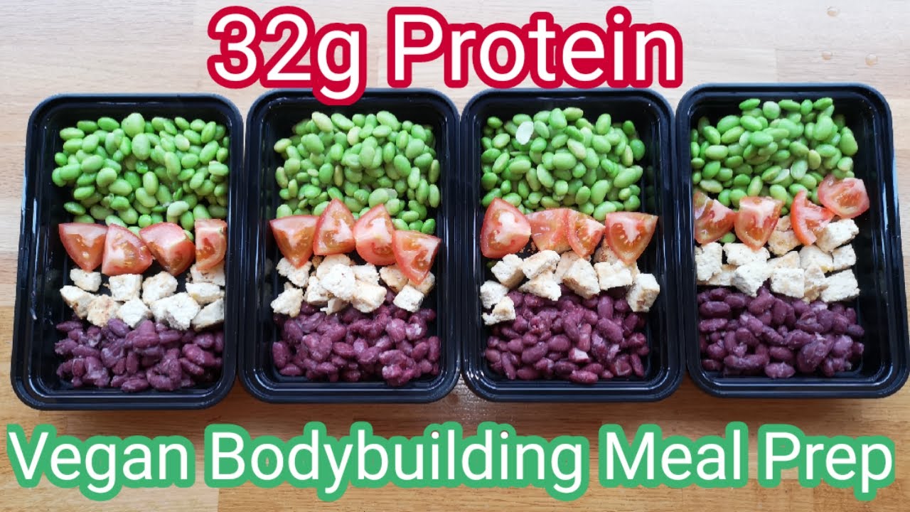 HIGH PROTEIN VEGAN BODYBUILDING MEAL PREP