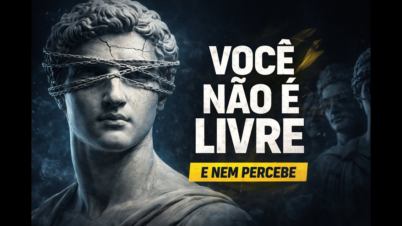 A maioria das pessoas não é livre — elas apenas pensam que são. #estoicismo