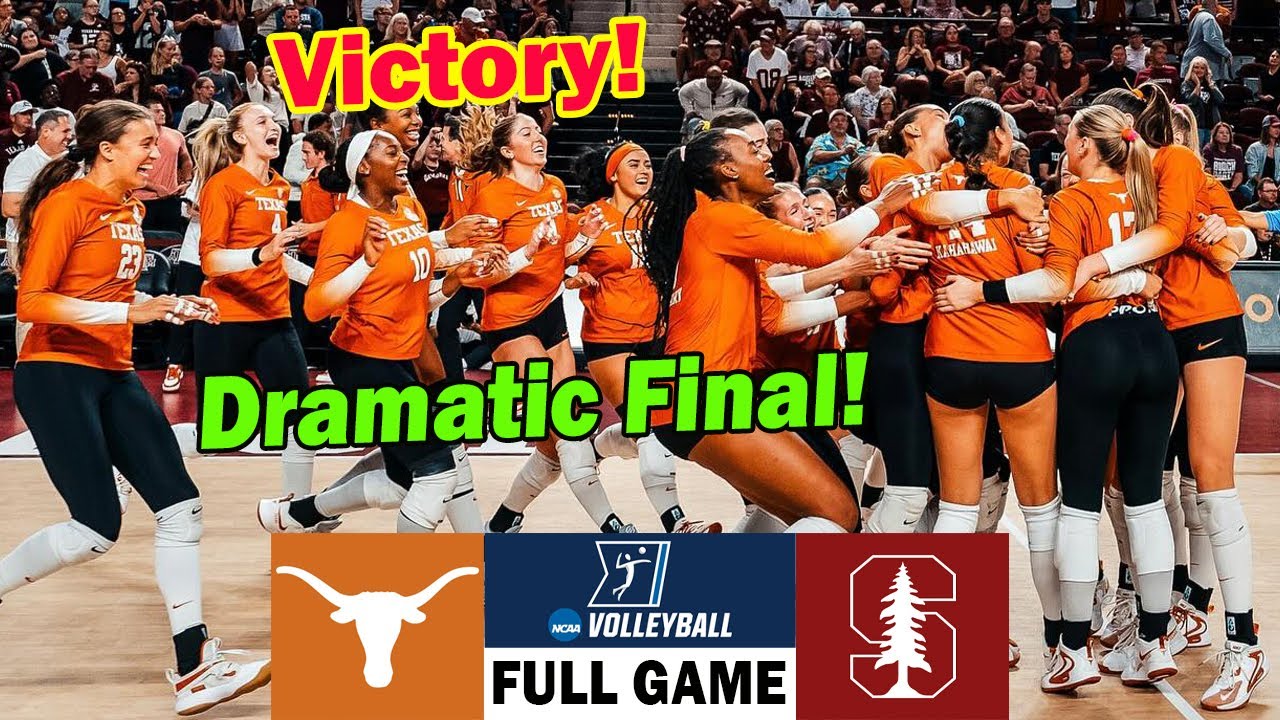 Texas vs Stanford [FULL GAME] Women's College Volleyball | NCAA Volleyball 2025