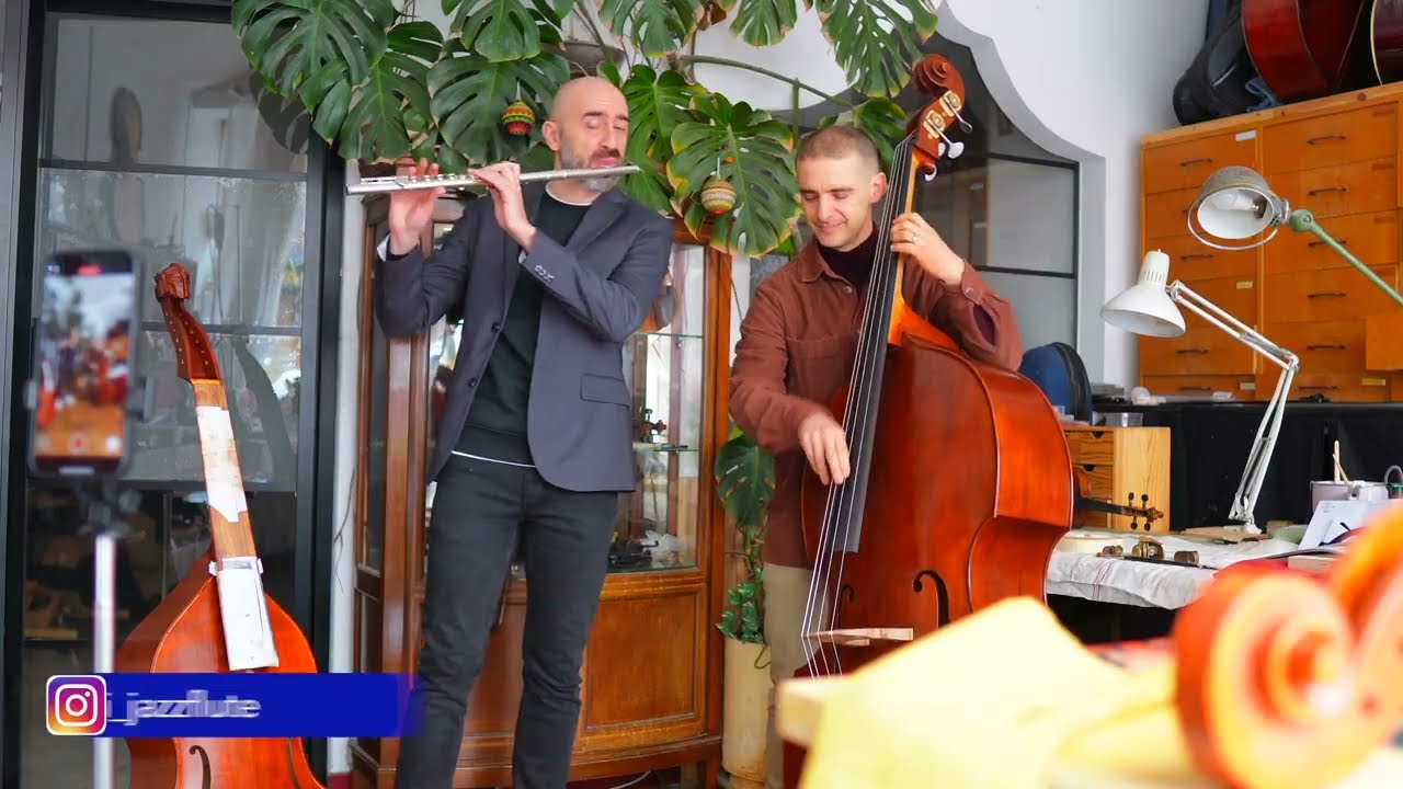 There Will Never Be Another You | JAZZ FLUTE & Double Bass