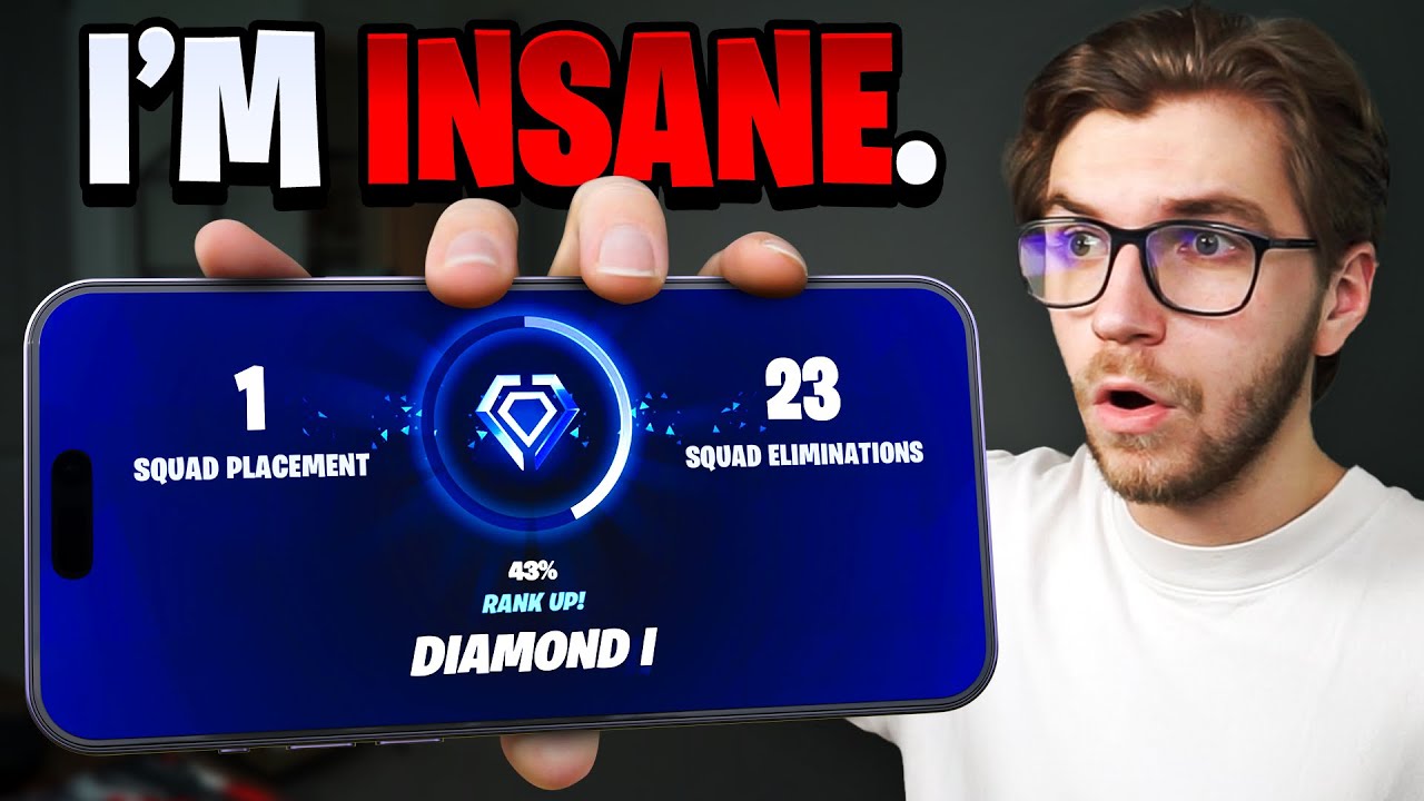 Я впервые за 5 лет сыграл в рейтинговой игре Fortnite Mobile...