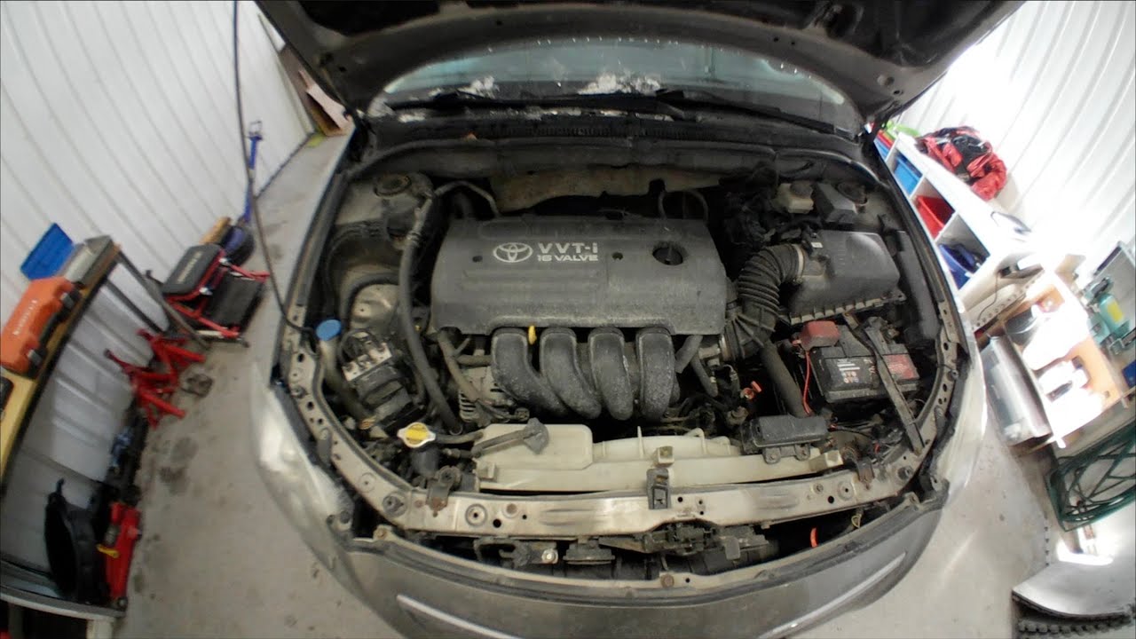 Toyota Avensis T25 1.8 vvti lambda szondák és olaj csere