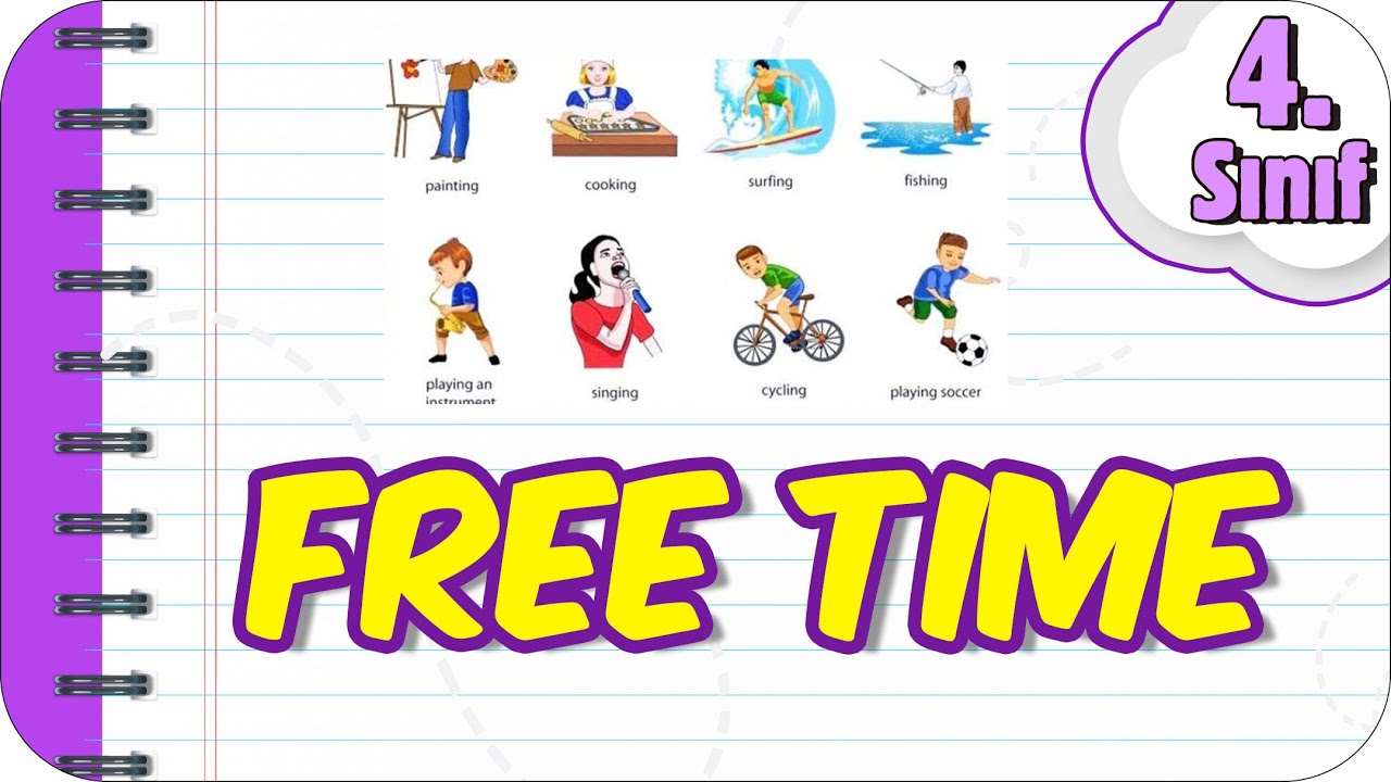 Free Time Ünitesi ve Kelimeleri 🏀 4.Sınıf İngilizce #2023