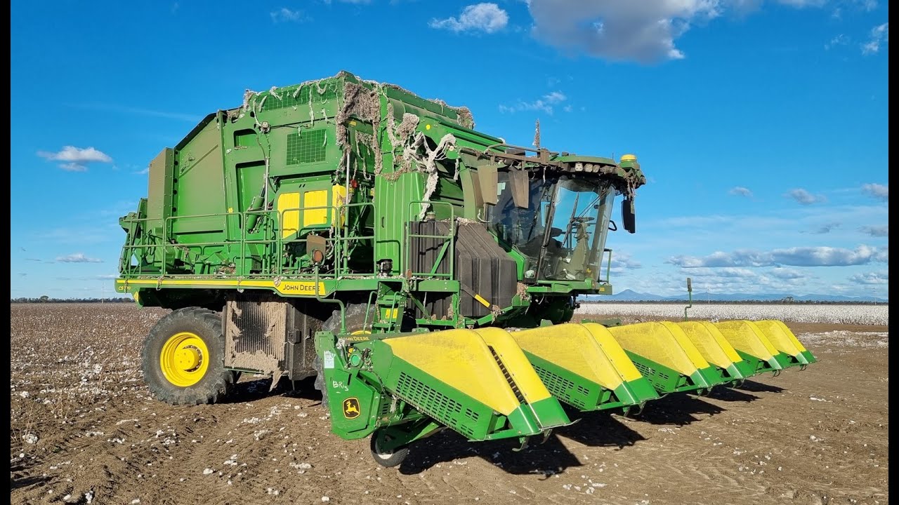 2022 Dryland Cotton Harvest, NSW Australia