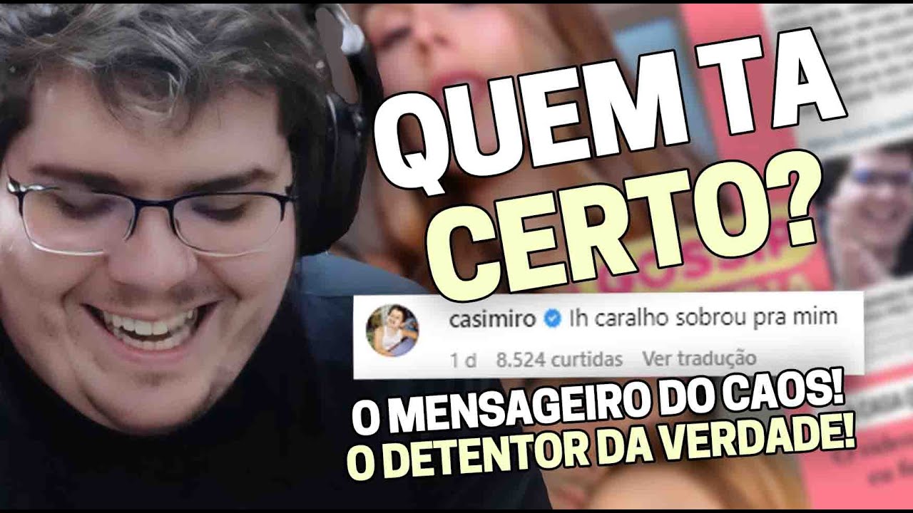 CASIMIRO FOI PIVÔ DA TRETA ENTRE FAMOSOS! ENTENDA O CASO | Cortes do Casimito